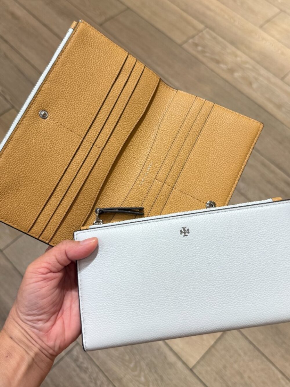 Tory Burch Color-Block Slim Envelope Wallet 176434 $210